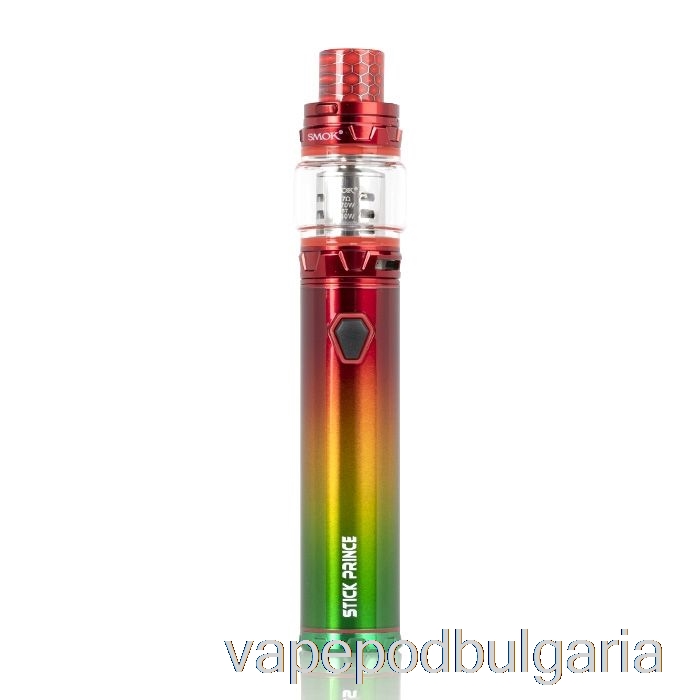 Vape 10000 Дръпки Smok Stick Princ Kit - Pen-style Tfv12 Princ Red Rasta